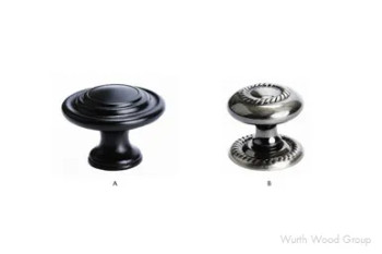 Berenson Advantage Plus 4 Knobs, Diameter: 1 1/4", Verona Bronze, Height: 1 1/8" | H937210VB