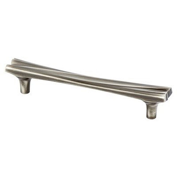 Berenson Puritan Pulls | Brushed Tin, Center: 128mm, 6 1/4" | H948610BT
