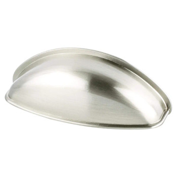 Berenson Euro Moderno Cup Pulls, Width: 1 1/8", Brushed Nickel | H97101BPN