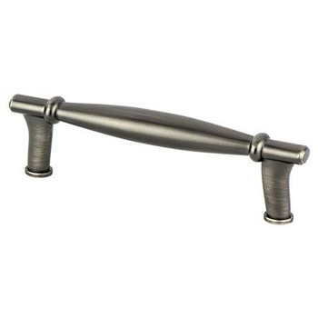 Berenson Dierdra Series 3-3/4" (96 mm) Center to Center | Vintage Nickel Pull, - 9806-1VTN-P | H98061VTNP