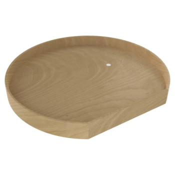 Rev-A-Shelf LD-4NW-201 32" D D-Shape Maple Lazy Susan Independently Rotating, Tray with Bearing, LD-4NW-201-32TBS-1 | LD4NW20132TBS1