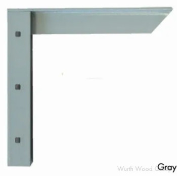Wurth Gray Concealed Bracket | PROB080CH24GR