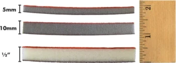 SurfPrep 3" x 4" x 1/2" Premium A/O Foam Abrasive Pad | Super Fine Plus | SPRFHRSFP