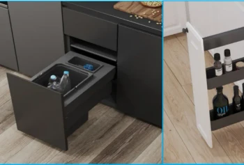 Vauth-Sagel Envi Bmt 1.35Qt Mini-Bin,Cs Gray | Mini-Bin Vauth | 0683720614