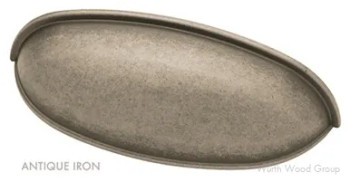 Cup Pulls II 64mm/3" Dual Mount Cup Pull, Polished Chrome | PN1053PCC