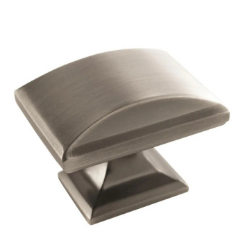 Amerock Candler Series Satin Nickel 1-1/2 in (38 mm) L x 1-1/4 in (32 mm) W Knob, -BP29368G10 | BP29368G10