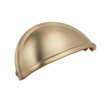 Amerock Cup Pulls Series 3 in (76 mm) Center to Center Golden Champagne Cup Pull, -BP53010BBZ | BP53010BBZ