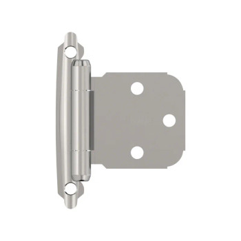 Amerock Self-Close Variable overlay Face Mount Hinge, Screw-on Polished Chrome - BPR762926 | BPR762926