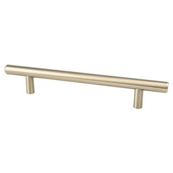 Berenson Steel Series 5-1/16"Center to Center Satin Champagne Pull, - 9542-20CZ-P | Bar Pulls | H954220CZP