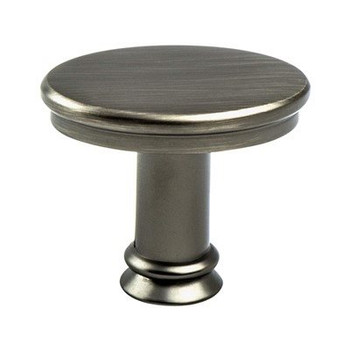 Berenson Series Vintage Nickel 1-7/16" (37 mm) L x 1" (25 mm) W Knob, | Dierdra | H98091VTNP
