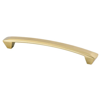 Berenson Laura Series 6-5/16" (160 mm) Center to Center Modern Brushed Gold Pull, - 9816-1MDB-P | H98161MDBP