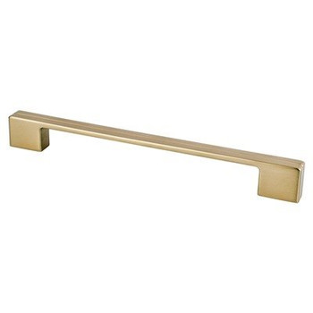 Berenson Skyline Series 8-13/16" (224 mm) Center to Center Modern Brushed Gold Pull, - 9978-1MDB-P | 9-1/4" 224MM CC | H99781MDBP