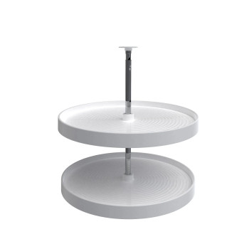 24" LD Polymer Full Circle Whi 2 Tray SE | LD206224111