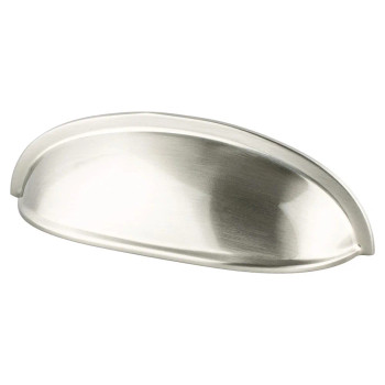 Berenson Folklore Brushed Nickel Cup Pull 3" CC | H83401BPN