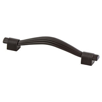 Berenson Opus Pulls | Rubbed Bronze, Center: 128mm, 6 3/8", Width: 13/16", Height: 1 1/4" | H71531010