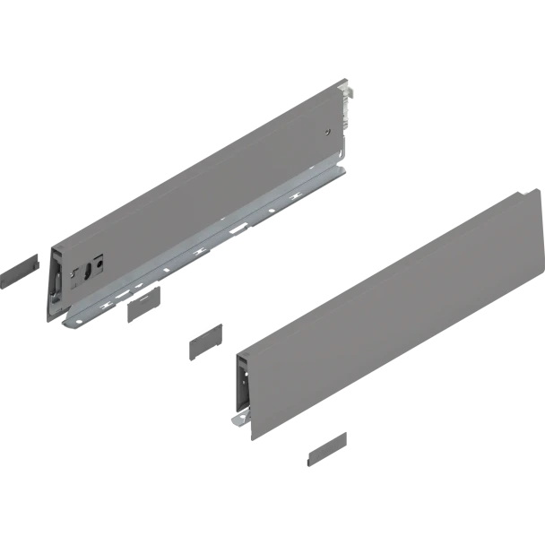 Blum Merivobox 470 Drwr Profile Indium Gray | 16" | 470M4002SIGM