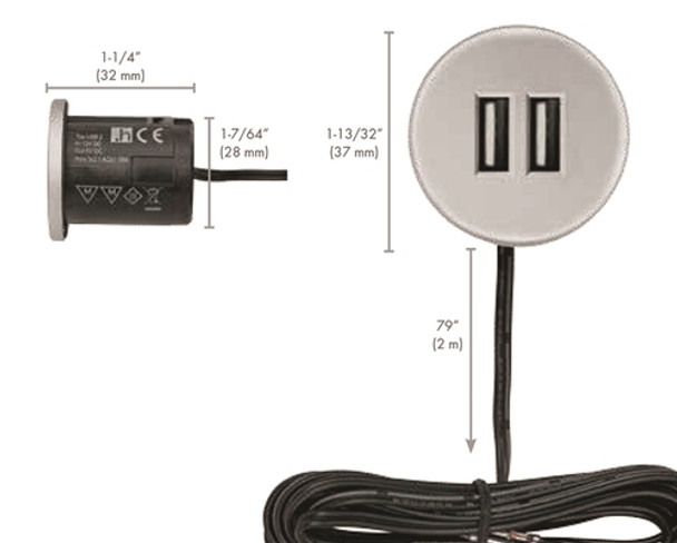 Dual USB Charging Station