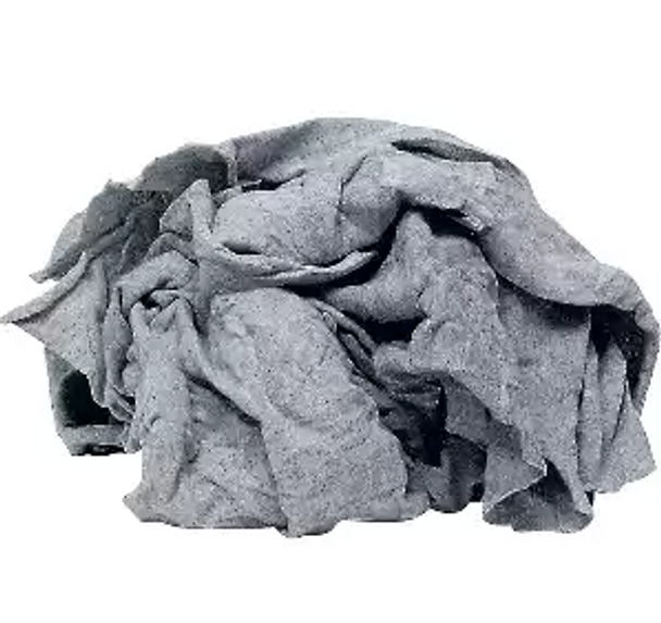 GRAY COTTON KNIT RAGS