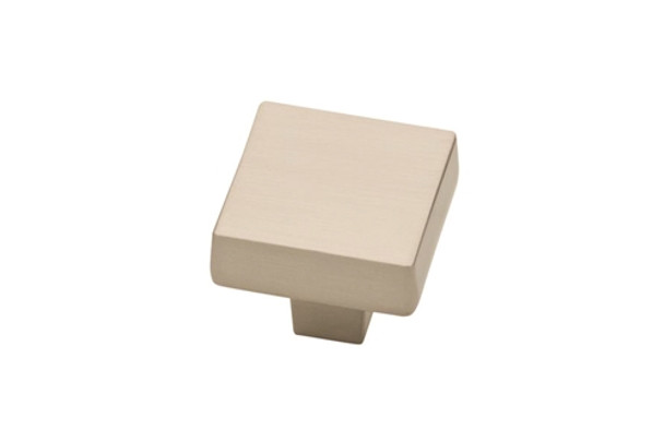 Soft Modern - Square Knob - Satin Nickel