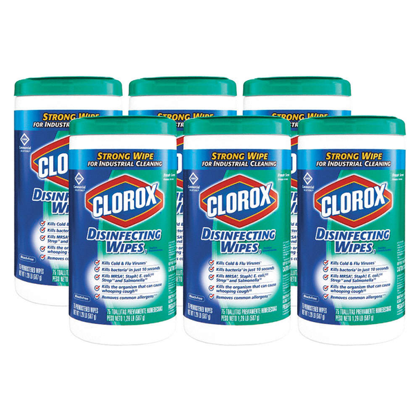 Clorox Wipes 75 Wipes Per Container