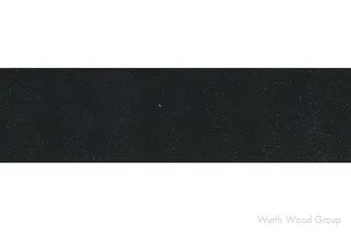 Uniboard Classic Black Melamine Melamine, Postform | Option: 1/4" x 49" x 97" | 159631P