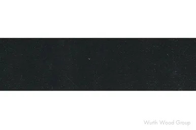 Uniboard Classic Black Melamine Melamine, Postform | Option: 3/4" x 49" x 97" | 3448631P