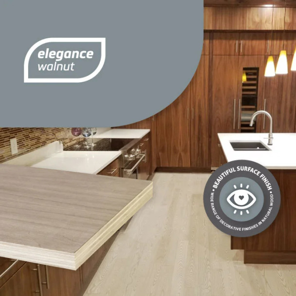 Garnica A-1 Walnut Ps Plywood | 3/4" 48.5 X 96.5 | 34A1WPSG