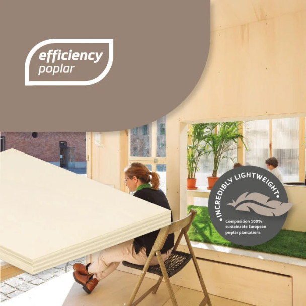 Garnica Poplar Bb/Bb Plywood | 3/4" 48.5 X 96.5 | 34POPBBBBG