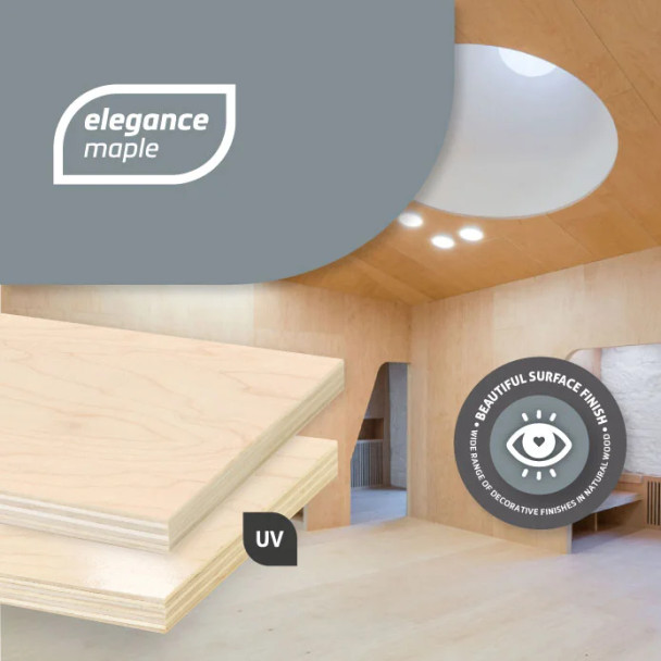 Garnica UV Primed/White Maple Wpf Uv1 | 3/4" 48.5 X 96.5 | 34WMAPP1G