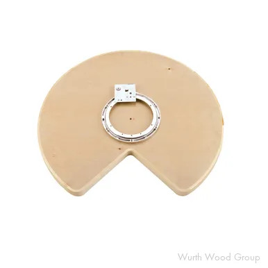 Rev-A-Shelf 4WLS-401 32" D Maple Kidney Shape Lazy Susan Independently Rotating Tray with Bearing, 4WLS401-32-BS52 | 4WLS40132BS52