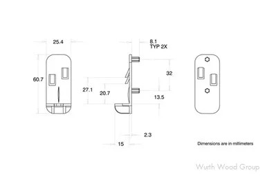 Locking Shelf Support, 5mm | 55036