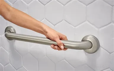 Liberty Hardware Centurion 18" x 1-1/2" Concealed Screw Grab Bar, Stainless Steel, 18x11/2 | 5618