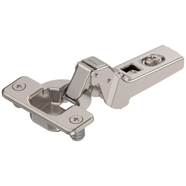 Blum CLIP Self-Close Inset Overlay Face-Frame;Frameless Hinges Nickel, 100 deg Dowel - 71M2780, 100 Degree | 71M2780