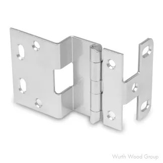 Rockford Process Free Swinging Overlay Five Knuckle Hinge, 270º Screw-on Dull Chrome - 376-26D, 2-3/4" 5-KNUCKLE | 7626D