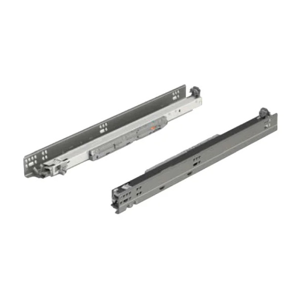 Blum MOVENTO 21" Soft-Close Blumotion Full Extension Undermount Drawer Slides, Roller Bearing Zinc - 763H5330S | 763H5330S