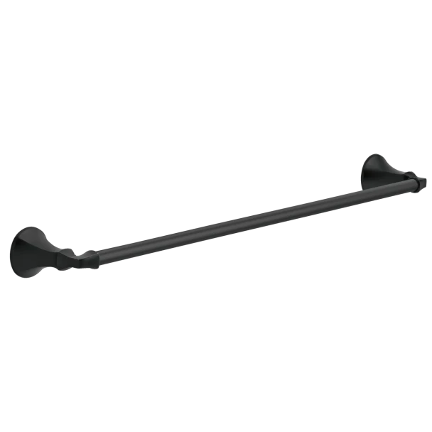Liberty Hardware Ashlyn Towel Bar | Flat Black, 24" | 76424BL