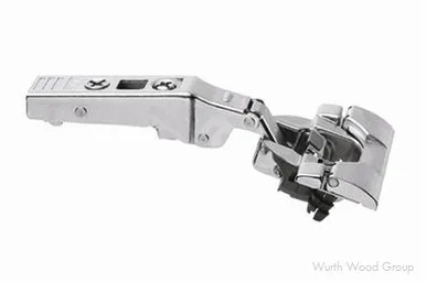 Blum CLIP Top Inserta Self-Close Full Overlay 45 deg Angle Face-Frame;Frameless Hinges Nickel, 95 deg Toolless - 79B3598, +45 Degree II | 79B3598