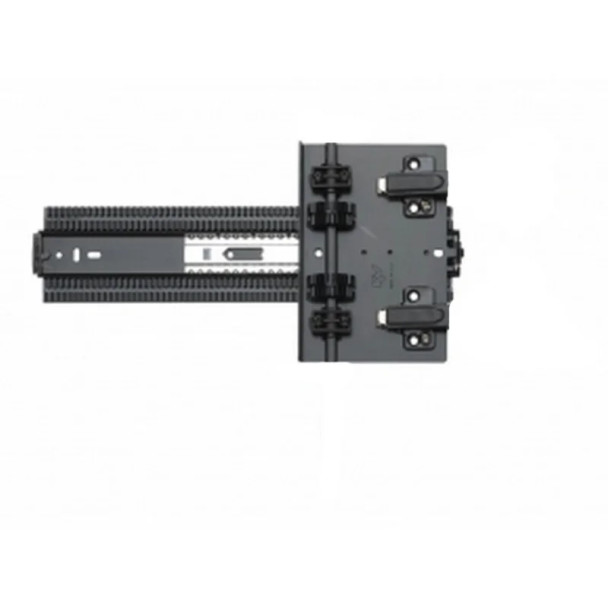 8092 4x4 Pocket Door Slide with Baseplate, 75lb Capacity, Ebony Black, 20 | 8092PEB20