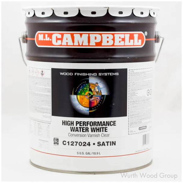 Hp Conver Varn Post Cat Clear Satin, 5 Gallon - Ml Campbell 00C127024-20 | C1270245