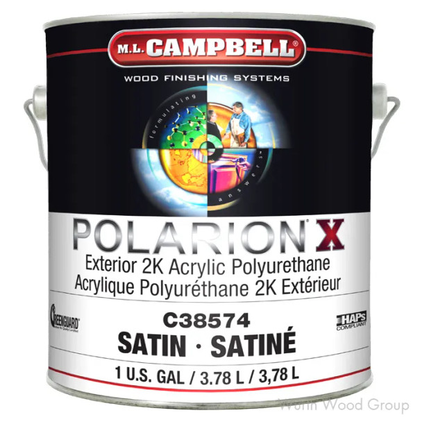 Polarion 2K Polyurethane Exterior Clear - Ml Campbell 000C38572-16, 1 GALLON | C385721