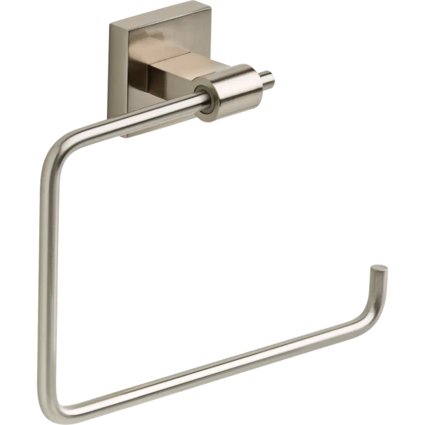 Liberty Hardware Maxted Towel Ring | Satin Nickel | MAX46SN