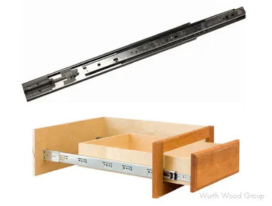 Pro 100 Super Rail Soft-Close Drawer Slide Brackets, SOLD PER PIECE | PRO100SCRB