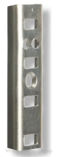 30" Pro Value Heavy-Duty Pilaster Standard, Bright Zinc Finish 10/Box | PROPILASTER30ZC