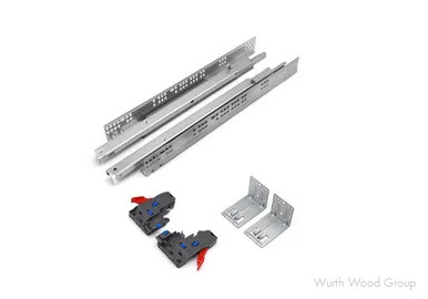 PRO ECO Series Undermount Slides, 18" | PROUMECO18