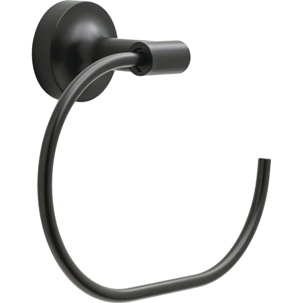 Liberty Hardware Voisin Towel Ring | Matte Black | VOI46MB