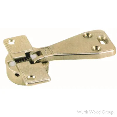 90˚ Opening Fascia Hinge With Spring, 45mm Bore Pattern, Nickel-Plated | 1019879