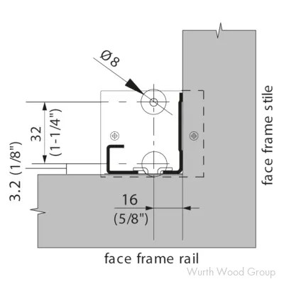 Tandem/Movento Rear Mounting Socket, Nylon, Plug-In | 2956410
