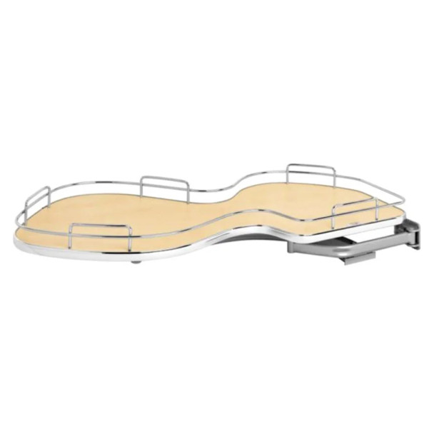 Rev-A-Shelf The Cloud 1-Tier Right Hand Blind Corner Kit for 18" Opening in Maple, Standard Slides, 5371-18-MP-R | 537118MPR