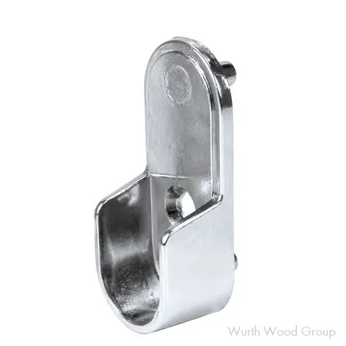 Rod Support with Pins, Dull Chrome Finish, 30mm X 15mm | 5411148078