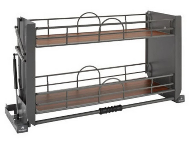 Rev-A-Shelf 5PD Orion Gray 2-Shelf Pull Down Shelf 32-1/32" W x 18-7/32" H, 5PD-36FOG | 5PD36FOG